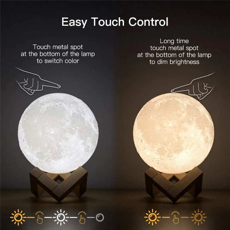 3D Print Moon Lamp