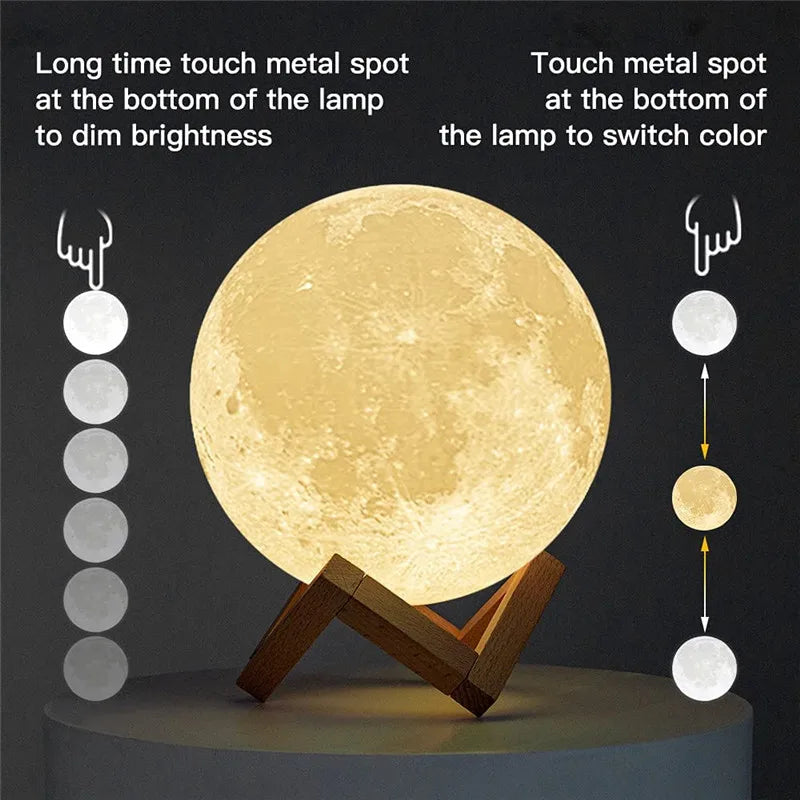 3D Print Moon Lamp